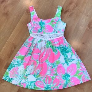 Lilly Pulitzer Rosemarie Shift Dress Floral Cut Out Dress - Size 00 XXS
